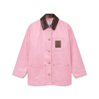 Werkjas van reliëfleer Werkjas van reliëfleer