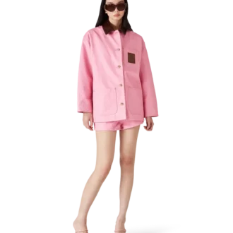 Werkjas van reliëfleer Werkjas van reliëfleer