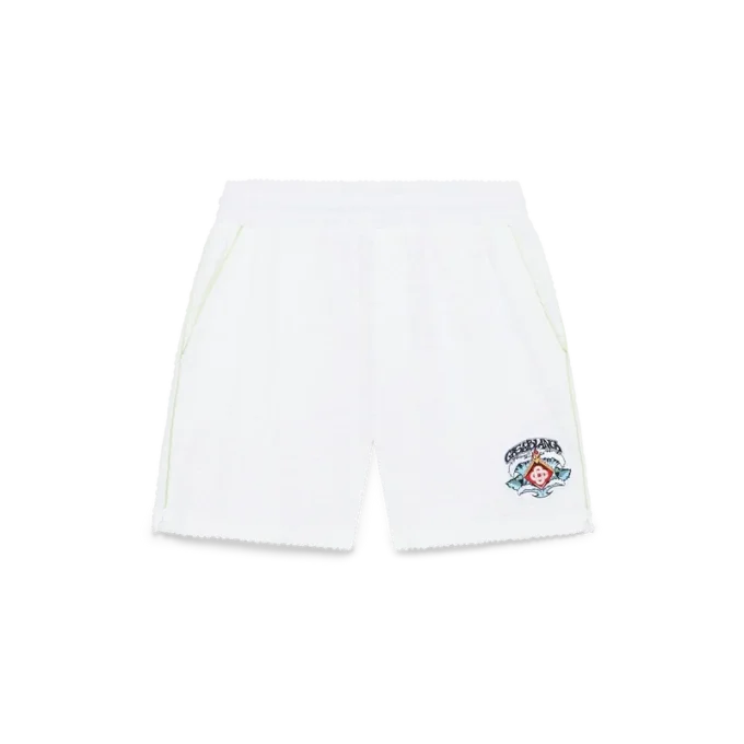 Witte badstof Shorts Witte badstof Shorts