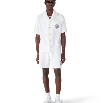 Witte badstof Shorts