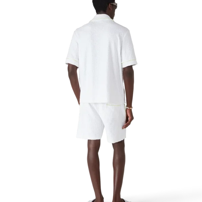 Witte badstof Shorts Witte badstof Shorts