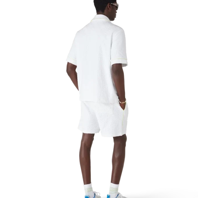 Witte badstof Shorts Witte badstof Shorts