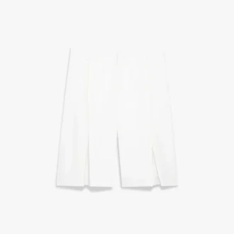 Witte baggy Short met plooien