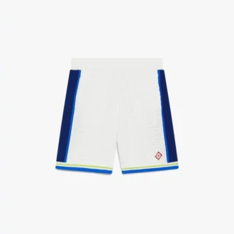 Witte & blauwe gehaakte Shorts