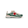 Witte en groene Stade-sneaker voor dames Witte en groene Stade-sneaker voor dames