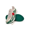 Witte en groene Stade-sneaker voor dames Witte en groene Stade-sneaker voor dames