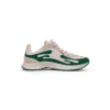 Witte en groene Stade-sneaker voor dames Witte en groene Stade-sneaker voor dames