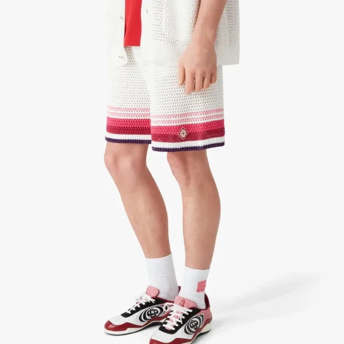 Witte gehaakte Shorts