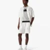 Witte mesh-Shorts