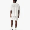 Witte mesh-Shorts