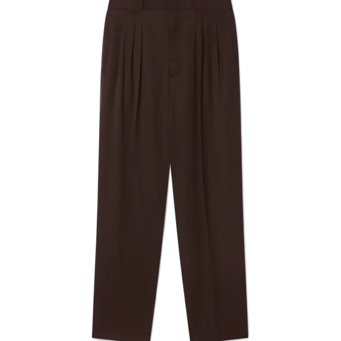 Wollen geplooide broek Wollen geplooide broek