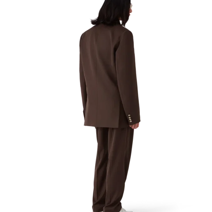 Wollen geplooide broek Wollen geplooide broek