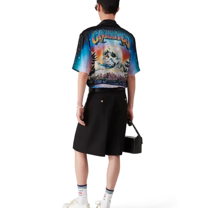 Wollen geplooide op maat gemaakte Shorts