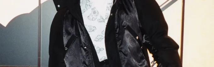 Wollen maatpakbroek met riemlussen