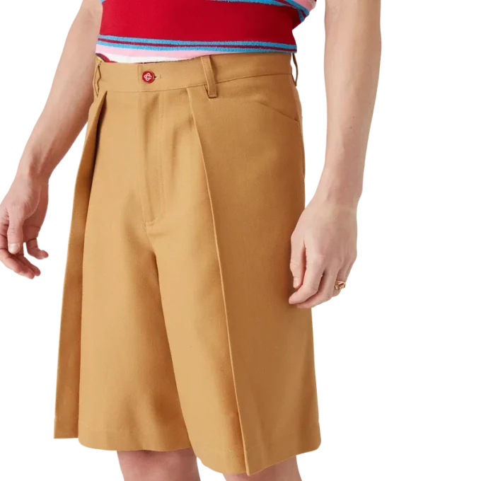 Wollen plooibroek Shorts Wollen plooibroek Shorts