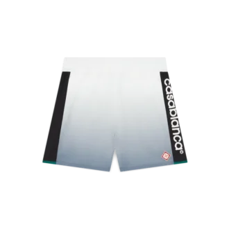 Zilveren shorts met kleurverloop