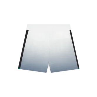 Zilveren shorts met kleurverloop