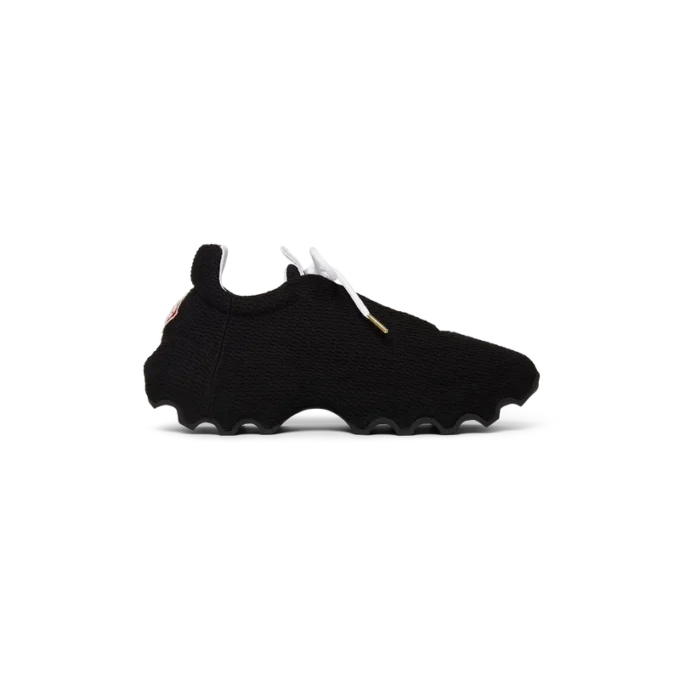 Zwarte Arch-sneaker van gebreid materiaal voor heren