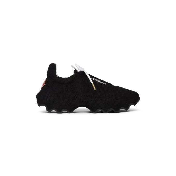 Zwarte Arch-sneaker van gebreid materiaal voor heren