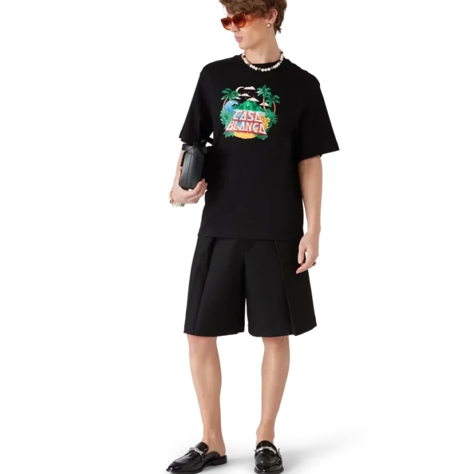 Zwarte Bamboo Slip-on Loafer Zwarte Bamboo Slip-on Loafer