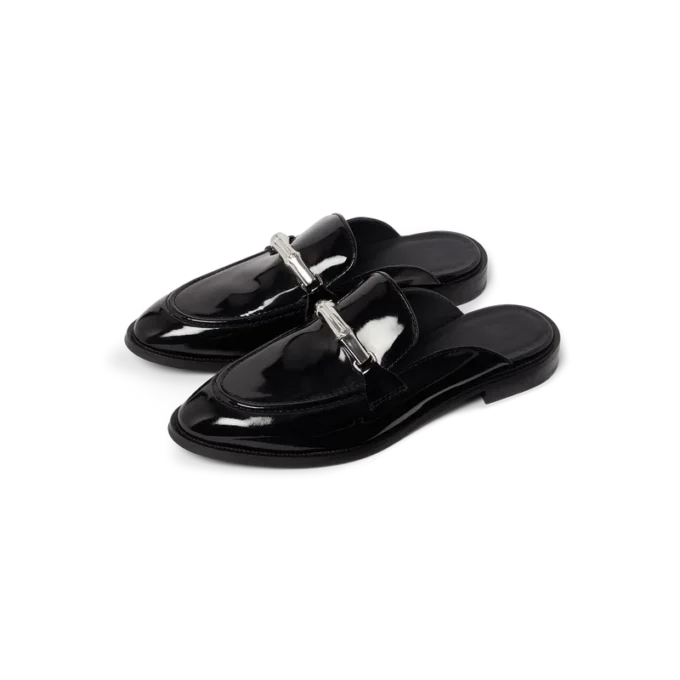 Zwarte Bamboo Slip-on Loafer Zwarte Bamboo Slip-on Loafer