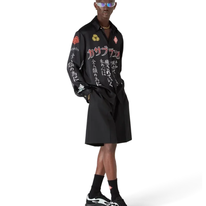 Zwarte en mintkleurige Stade-sneaker voor heren Zwarte en mintkleurige Stade-sneaker voor heren