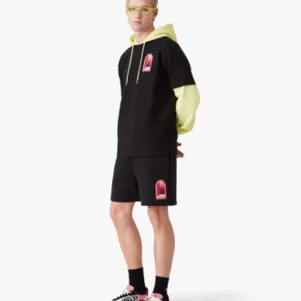 Zwarte L’arche-sweatshorts