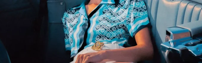 Zwarte Memphis-zonnebril