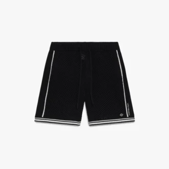 Zwarte mesh-Shorts
