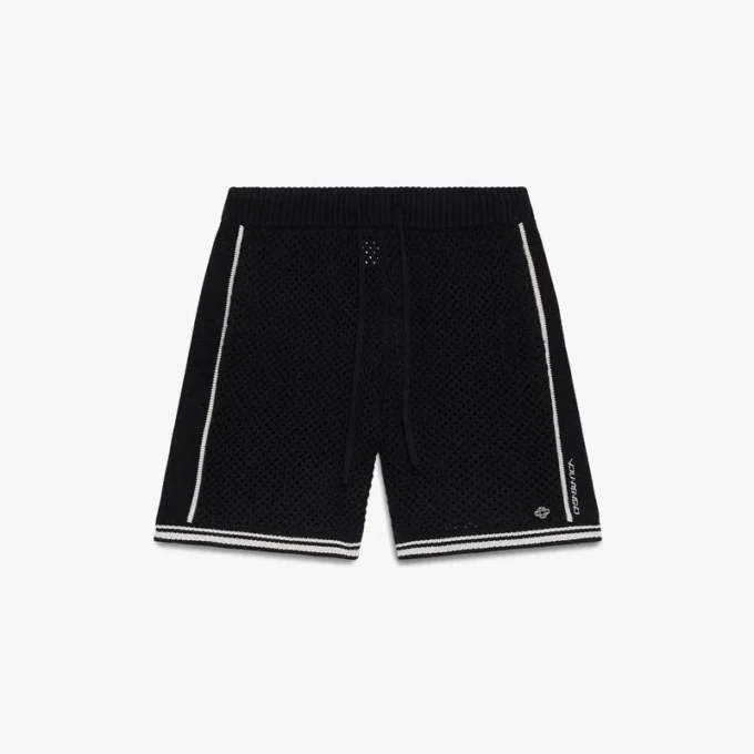 Zwarte mesh-Shorts Zwarte mesh-Shorts