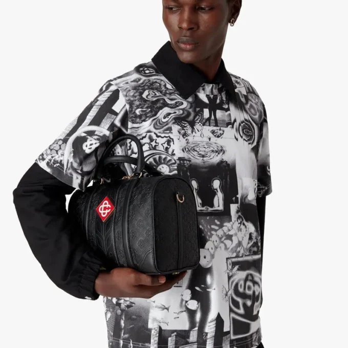 Zwarte Mini Monogram Weekender-tas Zwarte Mini Monogram Weekender-tas