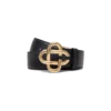 Zwarte riem met CC-logo