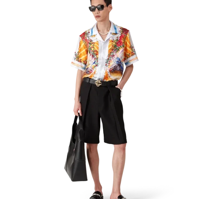 Zwarte riem met CC-logo