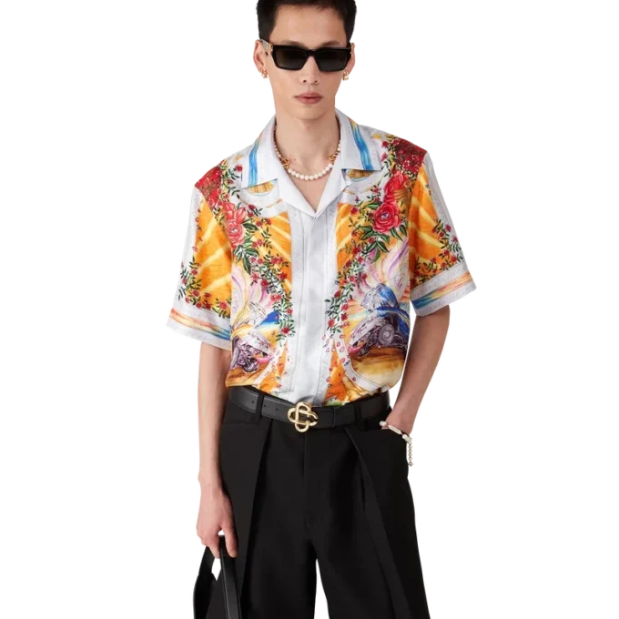 Zwarte riem met CC-logo