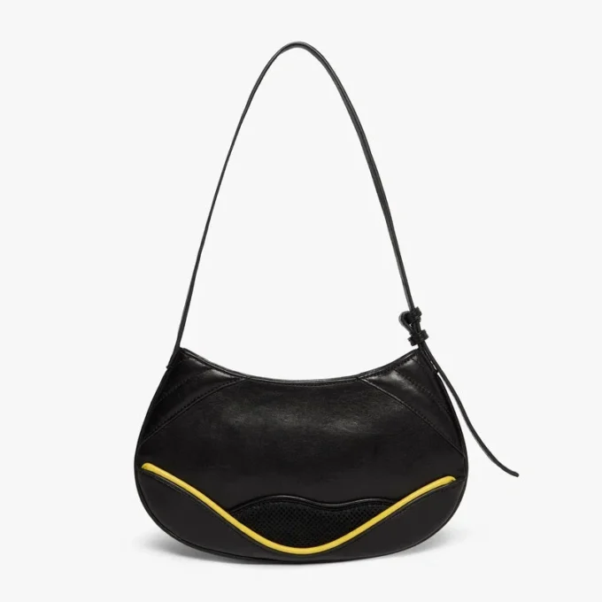 Zwarte slanke biker-tas Zwarte slanke biker-tas