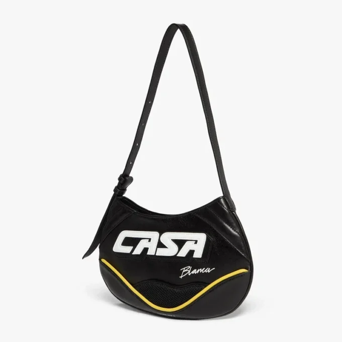 Zwarte slanke biker-tas Zwarte slanke biker-tas