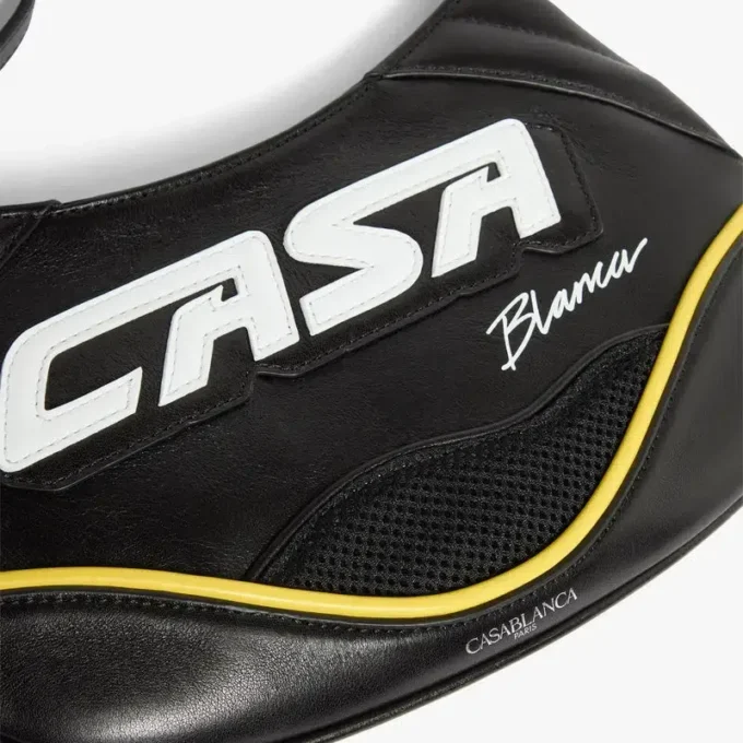 Zwarte slanke biker-tas Zwarte slanke biker-tas