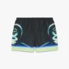 Zwarte swimshort met Sporchid-print Zwarte swimshort met Sporchid-print