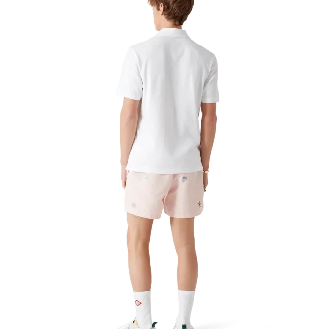 Zwemshort met geborduurd motief Zwemshort met geborduurd motief