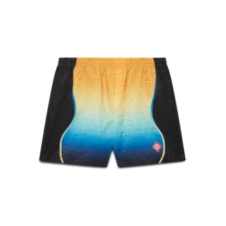 Zwemshort met jacquardprint in kleurverloop