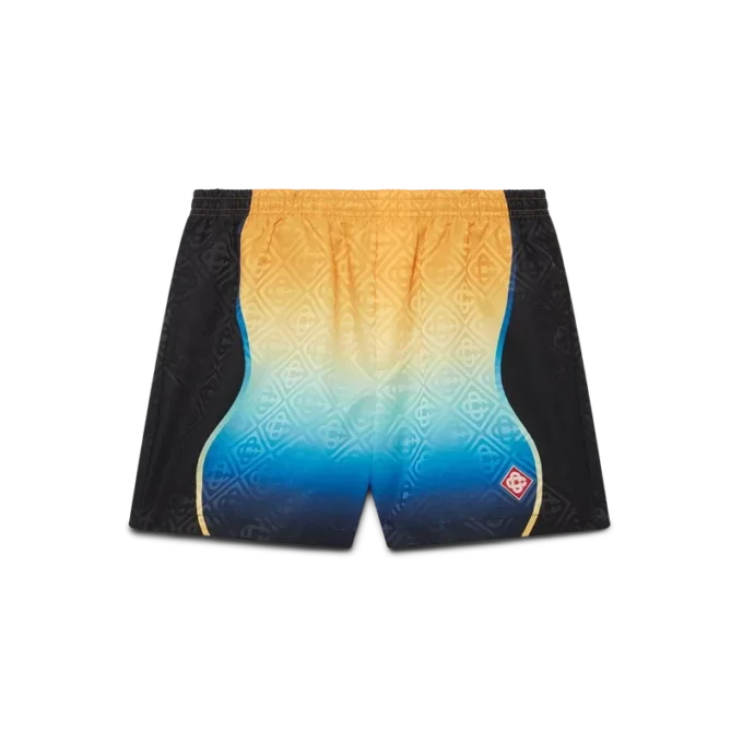 Zwemshort met jacquardprint in kleurverloop
