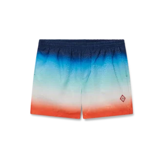 Zwemshort met jacquardprint in kleurverloop