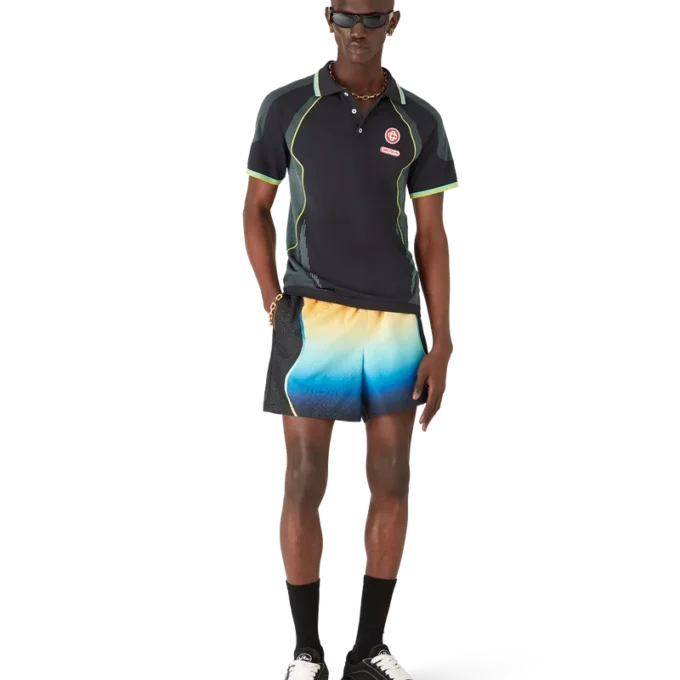 Zwemshort met jacquardprint in kleurverloop