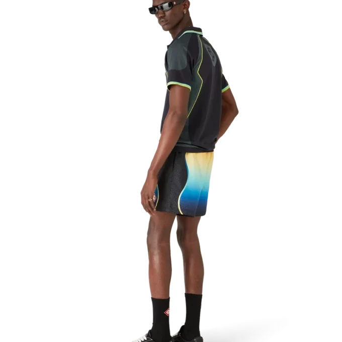 Zwemshort met jacquardprint in kleurverloop