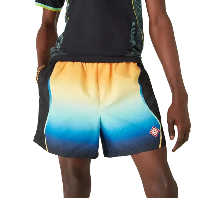 Zwemshort met jacquardprint in kleurverloop