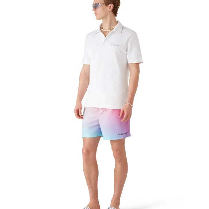 Zwemshort met kleurverloopprint